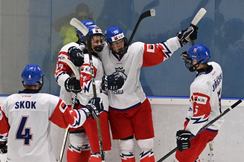 Hokejová osmnáctka si na Hlinka Gretzky Cupu připsala druhou výhru