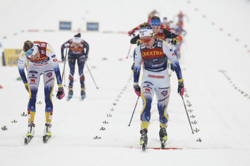 Janatová byla v předposlední etapě Tour de Ski čtrnáctá, vyhrála Svahnová