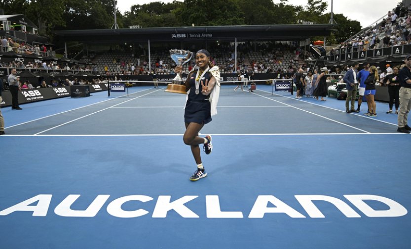 Gauffová po vítězství nad Svitolinovou obhájila titul v Aucklandu
