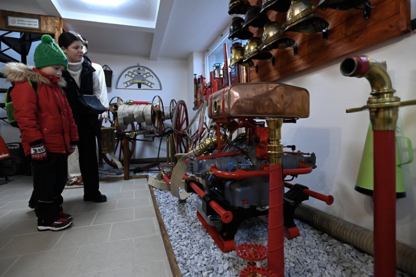 Zájemci si v Luhačovicích mohli poprvé prohlédnout nové hasičské muzeum