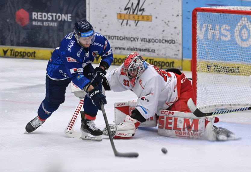 Hokejisté Olomouce využili pět přesilovek a přehráli doma Plzeň 7:3