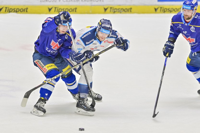 Hokejisté Liberce vyhráli v Českých Budějovicích 8:1, zářil Flynn