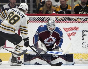 Hronek přihrál v NHL na dva góly, asistovali i Pastrňák a Zacha. Faksa skóroval