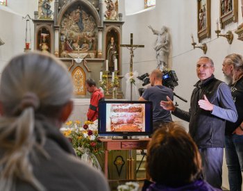 Archeologové zkoumají hrobku Krčína v Obděnicích, zřejmě v ní byl pohřbený