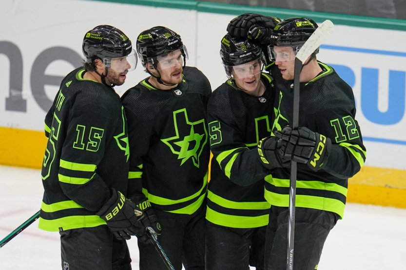 Faksa asistoval u vysoké výhry Dallasu, MacKinnon bodoval i ve 23. domácím duelu