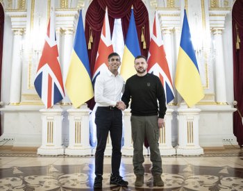 Britský premiér Sunak v Kyjevě oznámí navýšení britské pomoci Ukrajině