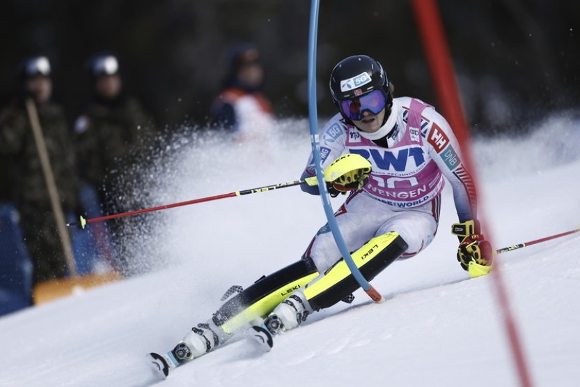 První kolo slalomu ve Wengenu vyhrál norský lyžař McGrath