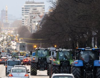 Doprava v centru Berlína je kvůli demonstraci zemědělců zablokovaná