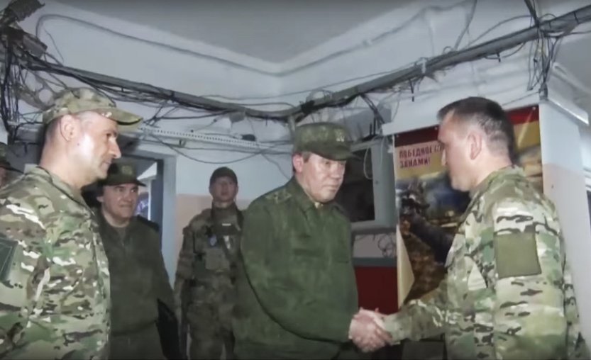 Gerasimov navštívil velitelství ruské armády na Ukrajině, uvedla Moskva