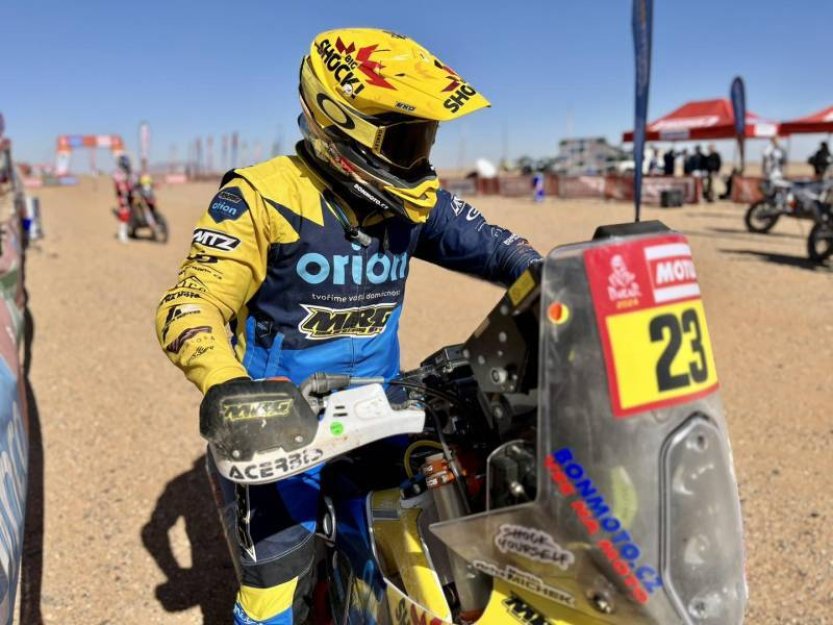 Motocyklista Michek skončil na Dakaru desátý, vyhrál Američan Brabec