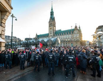 V Hamburku proti Alternativě pro Německo demonstrovalo na 50.000 lidí