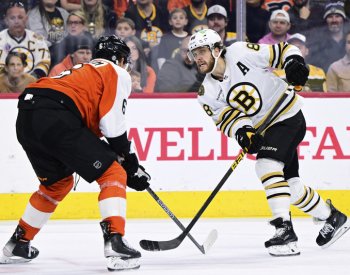 Pastrňák dvěma góly a přihrávkou řídil výhru Bostonu nad Philadelphií