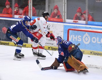 Olomouc zdolala České Budějovice po nájezdech a doma uspěla popáté v řadě
