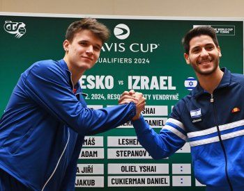 Menšík se těší v Davis Cupu proti Izraeli na domácí prostředí, podpora ho nabíjí
