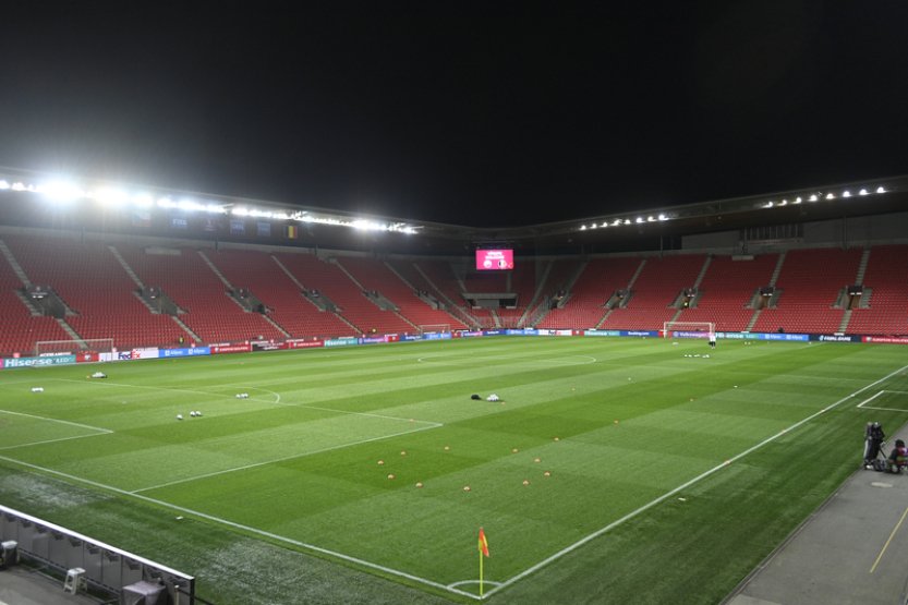 Stadion v Edenu by mohl hostit kvalifikační zápas ukrajinských fotbalistů