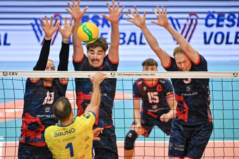 Lvi Praha porazili Las Palmas, ale po zlatém setu nepostoupili do čtvrtfinále LM