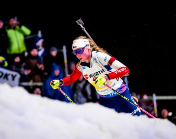 Davidovou závod smíšených štafet na trati bolel, ocenila vytrvalé fanoušky