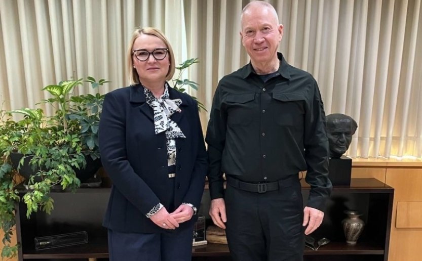 Černochová je v Izraeli, setkala se se svým protějškem