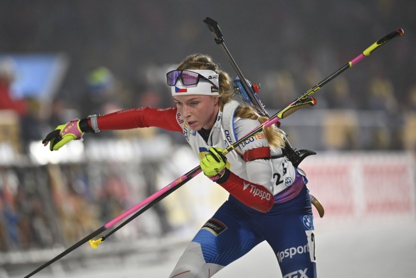Dvě chyby jsou moc, litovala biatlonistka Davidová po 17. místě ve sprintu