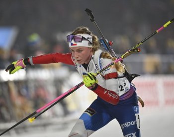 Dvě chyby jsou moc, litovala biatlonistka Davidová po 17. místě ve sprintu