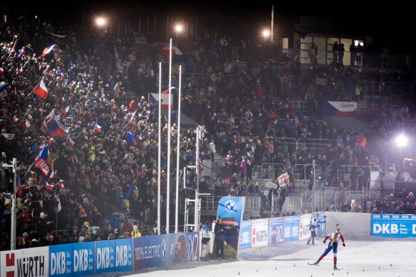 České biatlonisty podporují na MS také příbuzní, Charvátová má fanklub