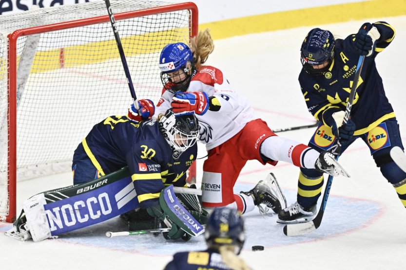 Hokejistky v Liberci porazily Švédsko a na posledním turnaji před MS jsou druhé