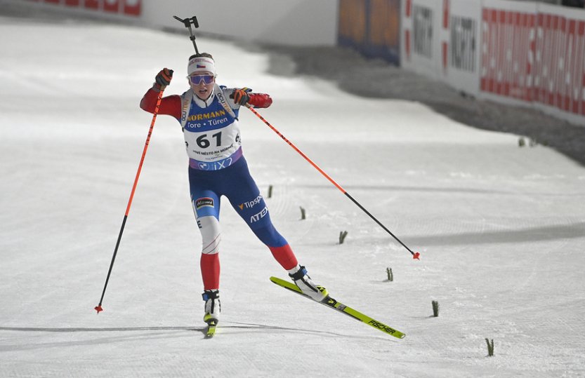 Jeden z nejsilnějších biatlonových zážitků, řekla Jislová, Davidovou mrzela chyba