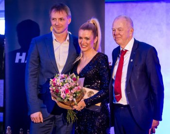 Soukalová děkovala po uvedení do Síně slávy rodičům i trenérovi Rybářovi