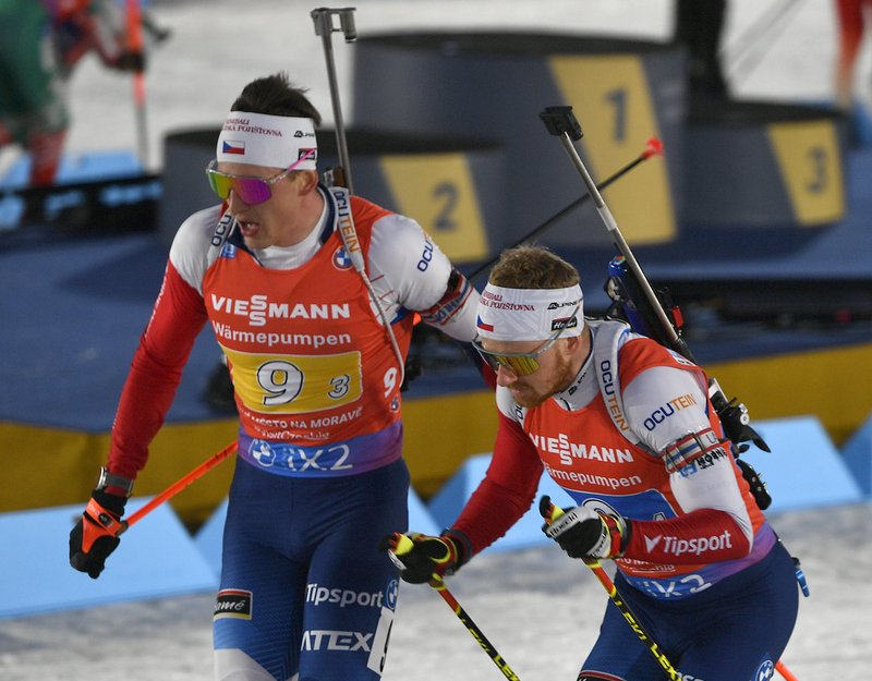 Biatlonista Mareček po štafetě na MS: Na sedmé místo patříme, zatím