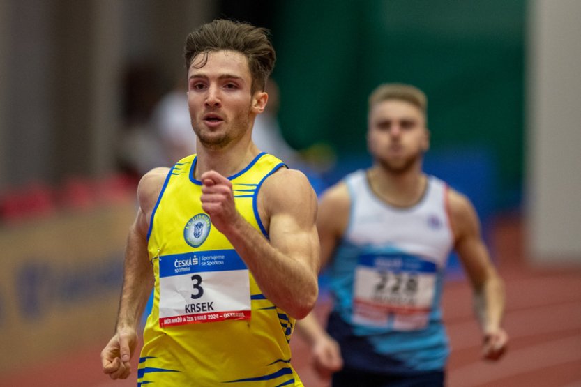 Čtvrtkař Krsek se jako druhý Čech dostal v hale pod 46 sekund a má limit pro HMS
