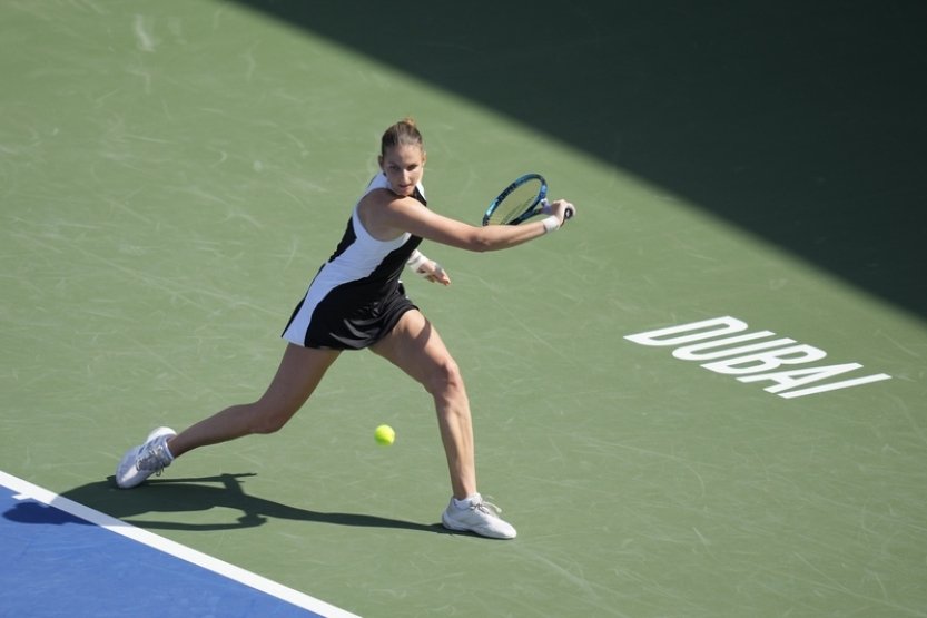 Tenistka Plíšková je v Dubaji ve druhém kole, Bouzková vypadla