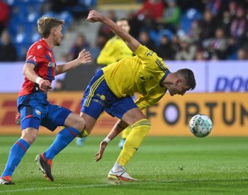 Fotbalisté Plzně porazili Zlín 3:0 a upevnili si třetí místo, dva góly dal Šulc