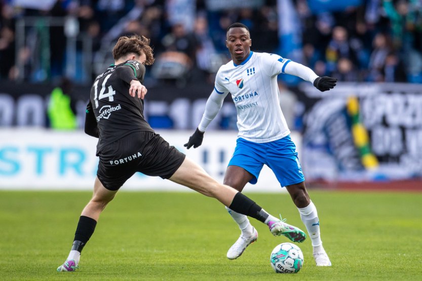 Fotbalisté Bohemians navzdory oslabení vybojovali v Ostravě remízu 1:1