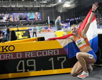 Nizozemka Bolová znovu vylepšila halový světový rekord na 400 metrů
