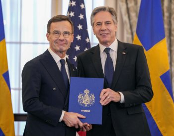 Švédsko je v NATO, jeho premiér nechal v USA uložit přístupový protokol