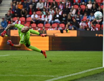 V první půli snad někdo posouval s brankou, řekl trenér Slavie Trpišovský