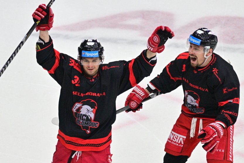 Hokejisté Olomouce napodruhé zabojují o postup do čtvrtfinále přes Liberec