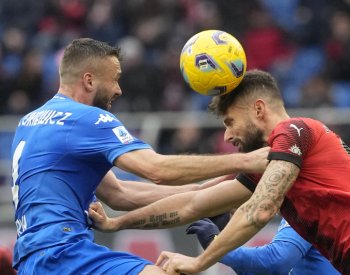 Fotbalisté AC Milán před odvetou se Slavií porazili 1:0 Empoli