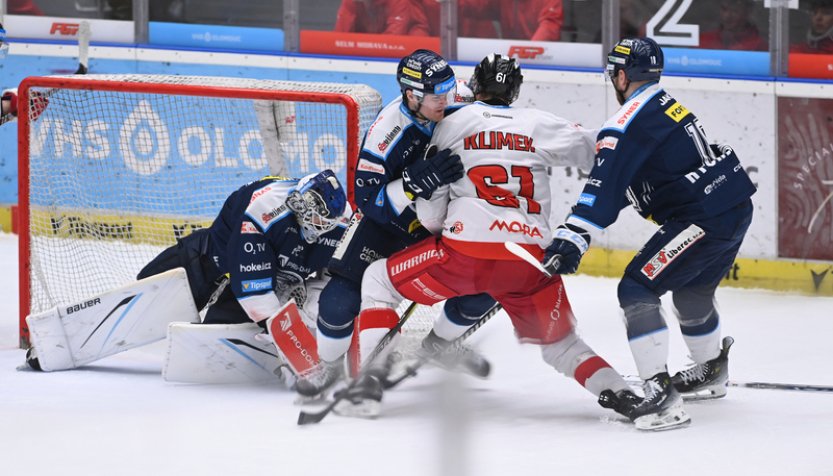Hokejisty Liberce a Olomouce čeká rozhodující zápas o postup do čtvrtfinále