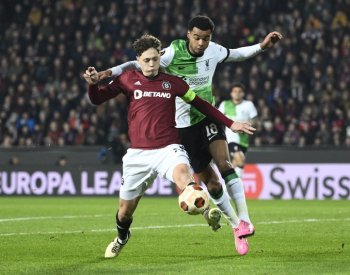 Fotbalisté Sparty se představí v Liverpoolu, odveta bude nejspíš formalitou