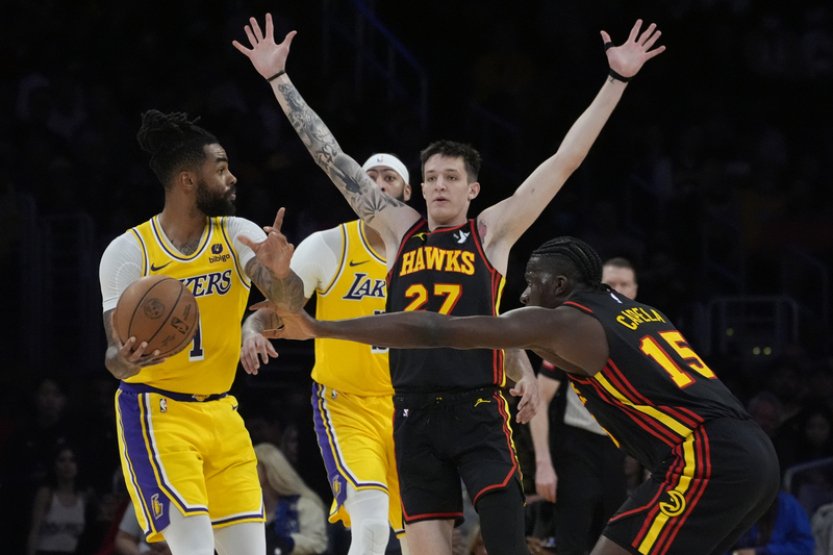 Krejčí nastřílel sezonní maximum 11 bodů, Atlanta ale v NBA podlehla Lakers