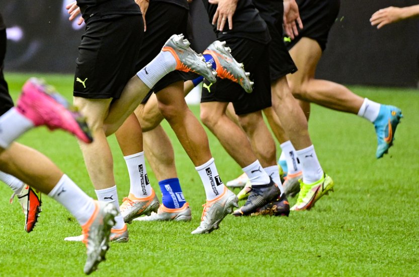 Fotbalisté si poprvé zatrénovali pod Haškem, hráči si atmosféru pochvalují