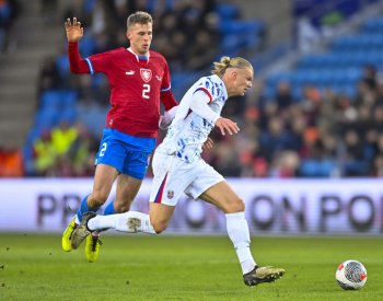 Haaland je férový hráč, ocenil Zima, první gól v reprezentaci s ním nic neudělal