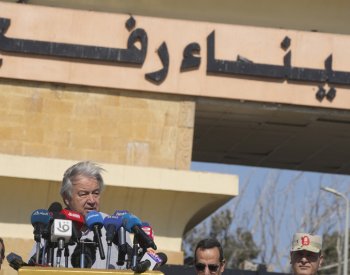 Šéf OSN označil zablokovanou pomoc pro Gazu za morální nehoráznost