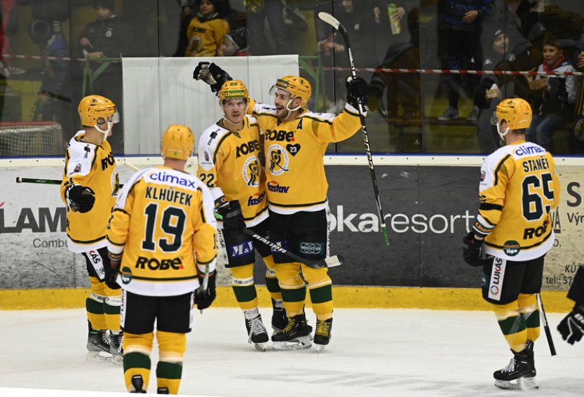 Vsetín a Litoměřice se ujaly v semifinále první ligy vedení 2:1 na zápasy