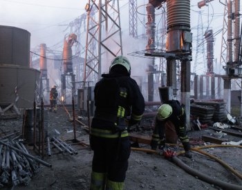 Ukrajina po sérii útoků zvýšila dovoz elektřiny, zasažen byl zásobník plynu