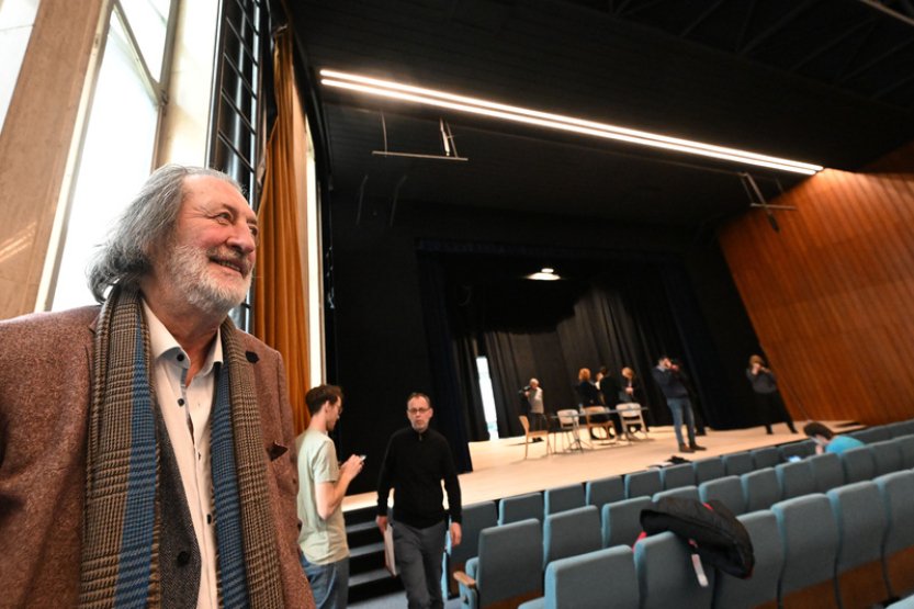 Bakalův sál je po úpravách připravený na působení Divadla Bolka Polívky