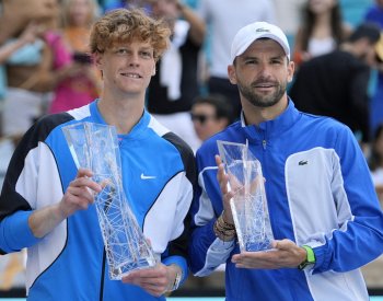 Sinner ve finále v Miami porazil Dimitrova a bude novou světovou dvojkou