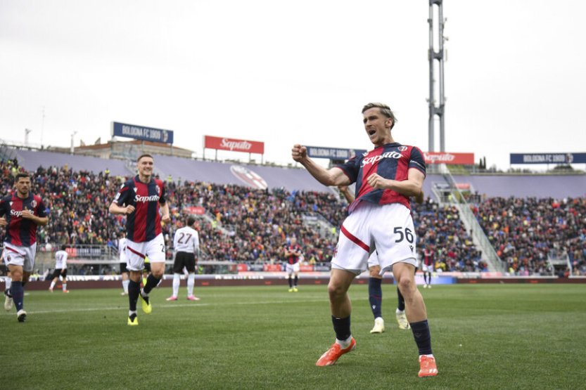 Boloňa v italské fotbalové lize potvrdila formu, doma porazila Salernitanu 3:0