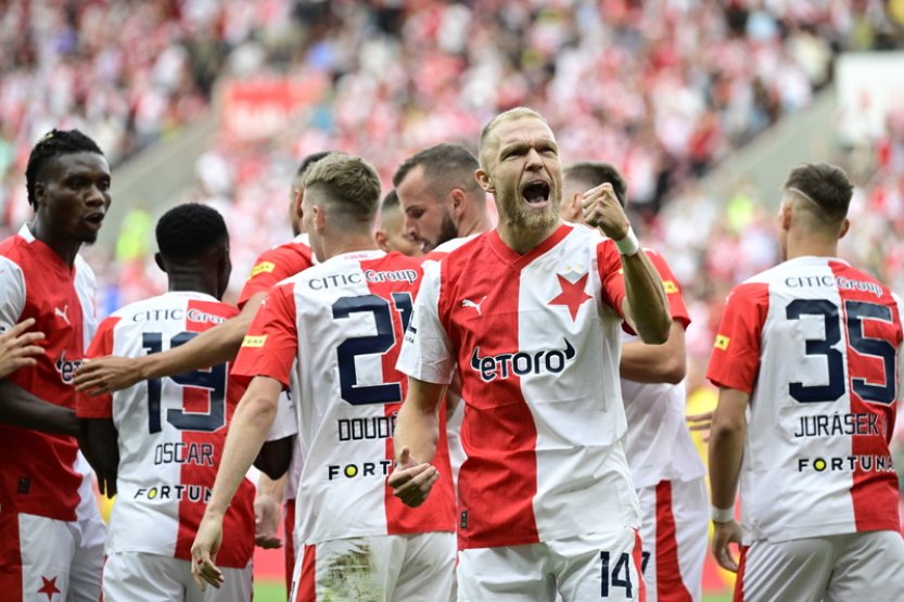 Slavia vstoupí doma proti Dnipru do letošní pohárové kvalifikace